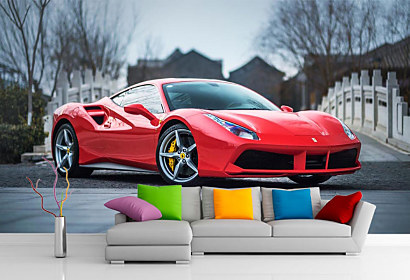 Fototapeta Ferrari červené